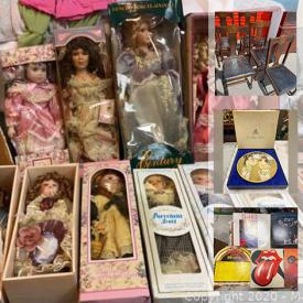 MaxSold Auction: This online auction features Robert Bateman print, children's clothing, porcelain doll collection, NIB kitchen gadgets, art glass, wicker set and much more!