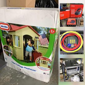 MaxSold Auction: This online auction features new in open box items such as Little Tikes Playhouse, Nintendo switch lite, Flyby massage unit, Leap start interactive learning system, trail camera, gaming gear, solar lights, video doorbell, small kitchen appliances and much more!