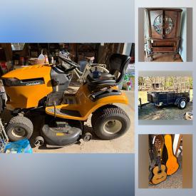 MaxSold Auction: This online auction features utility trailer, BBQ grill, yard tractor, lawnmower, yard tools, power & hand tools, antique ford farm tractor, Cobalt Blue glass, costume jewelry, Pfaltzgraff dish set, Goebel figures, board games, handmade dollhouse, Music Boxes, Refrigerator, Fishing equipment, Pellet stove, snow blower, exercise equipment, vintage Lionel trains and much more!