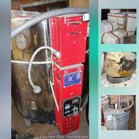 MaxSold Auction: This online auction features electric kilns, Lehman slip machine parts, vintage space ship lamp, ceramic molds such as duck, bear, Christmas tree, fox, spaceship and much more!