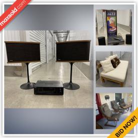 MaxSold Auction: This online auction features furniture such as MCM table with chairs, bamboo table, and queen bedroom suite, dishware, kitchenware, electronics such as HP printer, Bose speakers, and computer peripherals, wall art such as framed prints, small home appliances, golf clubs, Samsung microwave and much more!