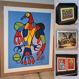 MaxSold Auction: This online auction features fine art framed prints by Norval Morrisseau, Clarence Gagnon, Christian Morrisseau, Franklin Carmichael, Benjamin Chee Chee, Bruce Morrisseau, Don Chase, Tom Thomson, Christian Morrisseau, Franklin Carmichael, Lawren Harris, AJ Casson, AY Jackson and much more!