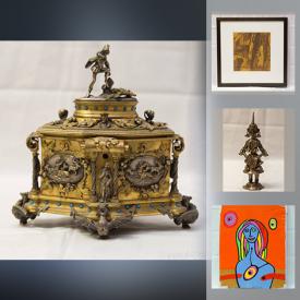 MaxSold Auction: This online auction features vintage Tibetan teapot, mottled Jade figurine, Jade jewellery, teacups, art glass, vintage cast iron figurines, Inuit soapstone sculptures and much more!