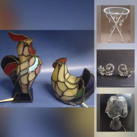 MaxSold Auction: This online auction features sterling silver rings, Red Rose figurines, tin soldiers, jewelry, collectible plates, demi-tasse set, art deco lamp, art glass, commemorative pins, Porcelain eggs, collector spoons and much more!