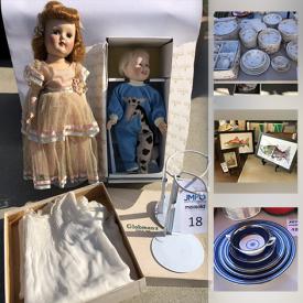 MaxSold Auction: This online auction features art pottery, original art by Long Nguyen, toys, fishing gear, board games, fitness items, tools, jewelry, beer mugs, Minton of England China and much more!