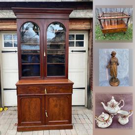 MaxSold Auction: This online auction features antique Staffordshire dishes, antique signed Bronzed figures, gems & minerals, vintage children's books, China teacups, stamps, antique Christmas ornaments, vintage costume jewellery, and much more!