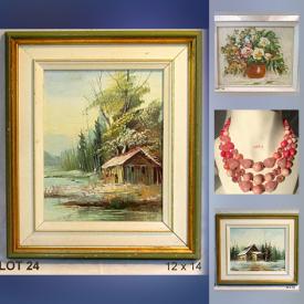 MaxSold Auction: This online auction features vintage triple strand necklaces, beaver hat, perfume bottles, chandelier drops, Robert Bateman print, crystal quartz pendants and much more!