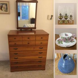 MaxSold Auction: This online auction features a flatscreen TV, GE fridge, hand & power tools, board games, art pottery, video game system, teacups, stone carved sculpture, framed & signed wall art, Moorcroft vases, toys and much more!