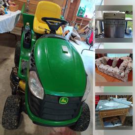 MaxSold Auction: This online auction features generator, air compressor, sink, John Deere tractor, mountain bike, Dyna glow heater, precious moments, American doll, Christmas decorations, outdoor grill, picnic table and much more.