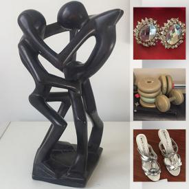 MaxSold Auction: This online auction features exercise equipment, small kitchen appliances, bathroom accessories, costume jewelry, vases, serve ware, footwear and much more!