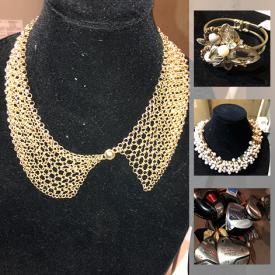 MaxSold Auction: This online auction features jewelry such as rings, earrings, bracelets and necklaces, bags, decor, MCM dresser, coffee table, shelving unit, books, speed bag, plastic containers, tools, accessories, Fitness Gear squat rack, office items, frames, collectibles, artwork and much more!