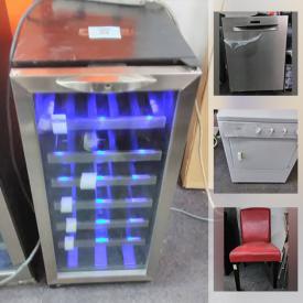 MaxSold Auction: This online auction features furniture, appliances, electronics, clocks, gift item, hand-stitched picture, back massage,  wine cooler, bicycles, baby items, golf bags, office supplies, picture frames and much more.