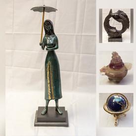 MaxSold Auction: This online auction features guitars, violin, flutes, trombone, MCM lighters, speakers, art pottery, art glass, stereo components, vintage crockery, MCM pieces and much more!