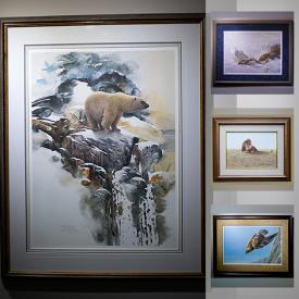 MaxSold Auction: This online auction features limited edition prints by artists such as Robert Bateman, Lawrence Dyer, Oswald Schenk, Anne Cote, John Seerey, Trisha Romance, Mia Lane, Jim Daly, Christine Marshall, Bev Doolittle, and Authentic Inuit carvings and much more!