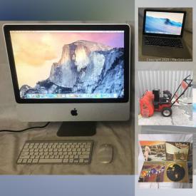 MaxSold Auction: This online auction features Apple computers, gaming gear, wireless video baby monitor, remote control vehicle, muscle toner, VR glasses, smart bracelet, drone, jewelry, watches, electric snow throwers and much more!