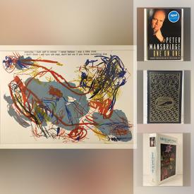 MaxSold Auction: This online auction features art books, signed books, vintage books, original lithographs by Joan Miro, Alexander Calder, Sonia Delaunay, Max Ernst and much more.