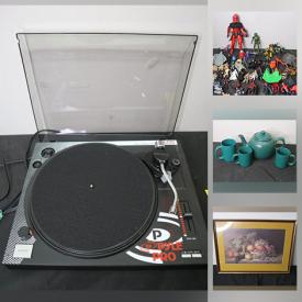 MaxSold Auction: This online auction features stereo components, folding bike, NIB RC cars, power tools, keyboard, comics, gaming systems & gear, gold flakes, water recreation tube, TVs, computer parts, portable DVD players, costume jewelry and much more!