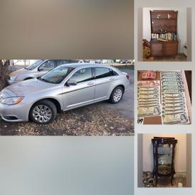 MaxSold Auction: This online auction features Chrysler 200, coin & banknotes, Wade figurines, art pottery, Royal Doulton China, occasional oval table, art glass, teacups, vintage pyrex, Hope chest, display tins, children’s books, sewing supplies, chest freezer and much more!