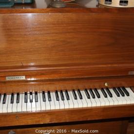 MaxSold Auction: Calling all Music Makers! Rochester Downsizing Online auction featured a Victrola Credenza Baldwin Hamilton Studio Piano and a bowl back mandolin - this seller certainly was an artist.