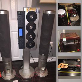 MaxSold Auction: This online auction features original watercolors, exercise equipment, Chinese teapot, drum kit, Wedgwood clock, Lena Liu fan plates, stereo components, projectors, oil paintings, rollaters, guitars and much more!