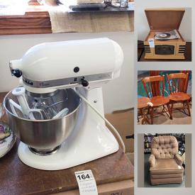 MaxSold Auction: This online auction features a mini-fridge, Mulcher mower, limited edition Christmas items, vintage toys, art pottery, NIB portable induction cooktop, boards games, Waterford crystal, small kitchen appliances, carved stone heads, billiard table, antique large cauldron and much more!