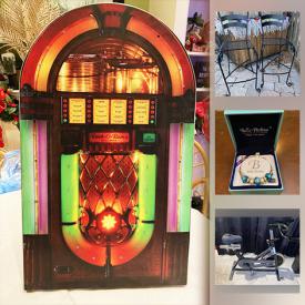 MaxSold Auction: This online auction features Gas Stove, Kids Play Table, New Leapfrog Books, Girls Clothes & Shoes, Massagers, Toys, Christmas Jukebox, Men's Long Sleeve Shirts, Costume Jewelry, and Much, Much, More!!