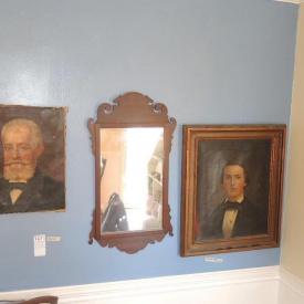 MaxSold Auction: The top Item in this Glenburnie estate online auction goes to these portraits which sold for $330. Wonder if the artist drew inspiration from the Portrait of Dorian Grey. Also in this auction is a ton of Staffordshire Ironstone china turntables and a safe!