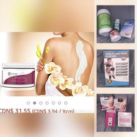 MaxSold Auction: This online auction features New Items such as Medical Compression Socks, Digital Hearing Aid, Body Lotion Travel Size, Sealed Plastic Disposable Gloves, Sealed Collapsible Silicone Water Bottles, Sealed Shea Butter Hand Body Scrub, Beauty Creams, NIB Air Purifier and much more!