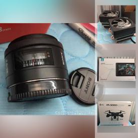 MaxSold Auction: This online auction features steam sterilizer, HS series drone, photography equipment, electronics such as smartwatches, Cricut machine, video doorbell, AMD Ryzen, wireless headphones, computer peripherals and Huion Kamvas 13, lighting, air compressors, sewing machines, paint sprayer, remote control vehicles, small kitchen appliances, cables, children’s toys and much more!