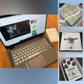 MaxSold Auction: This online auction New in Open Box items such as Lenovo laptop, IPAD, metal detector, rechargeable TENS unit, printer, Mini 3d printer, gaming headsets, Nintendo Wii system, camera security, RC car, drone, massage gun fitness, watches, Rock tumbler, Android TV, computer RAM and much more!