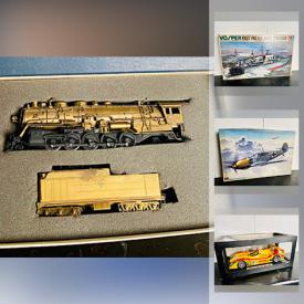 MaxSold Auction: This online auction features vintage train cars, visible Turbo engine model, fine-scale miniatures, vintage model airplane, scale hoppers and much more!