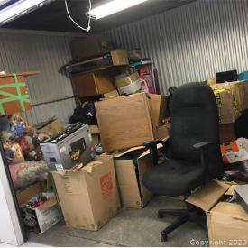 MaxSold Auction: This online auction features an abandoned storage unit with lots of boxes of records Furniture computers toys tools bags appliances DJ equipment bikes magazines keyboards pictures pokemon cards coke bottles birks sterling China and much more.