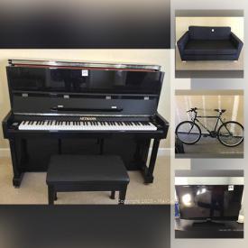 MaxSold Auction: This online auction features flatscreen TV, Ikea furniture, scooter, bikes, upright piano, small kitchen appliances, patio set, keyboards, children's books grade, jewelry and much more!