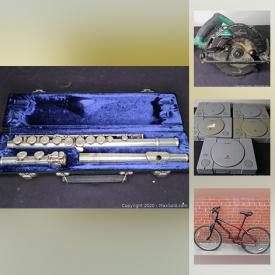 MaxSold Auction: This online auction features PlayStation controllers, Nintendo Wii, Nintendo DS, earbuds, Playstation ones, bicycle and bicycle accessories, power tools and much more!