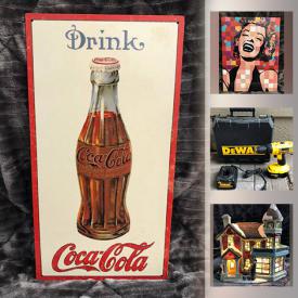 MaxSold Auction: This online auction features banknotes, power tools, poker chips, autographed gear, Hockey jerseys, Christmas collectibles, kids skates, toys, costume jewelry, tin signs, BMX bike, Schwinn force home gym, electric scooter, chainsaw and much more!