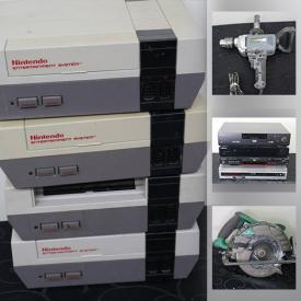 MaxSold Auction: This online auction features video game systems, vinyl records, binoculars, comics, power & hand tools, electronics, bike parts, men's outerwear, costume jewelry and much more!