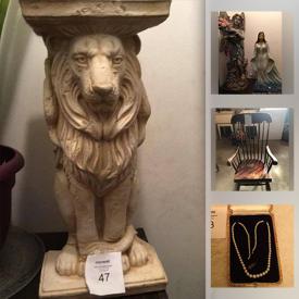 MaxSold Auction: This online auction features figurines, jewelry, vinyl records, oriental decor, tools and much more!