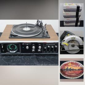 MaxSold Auction: This online auction features video game systems, power tools, toys, comics, LPs, men's outerwear, TV, computer gear and much more!!