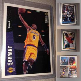 MaxSold Auction: This online auction features Sports Cards such as Kobe Bryant Rookie, Tiger Woods Rookie, Emmitt Smith Rookie, Chipper Jones Rookie, and Replica Rings such as Michael Jordan, Wayne Gretzky and much more!