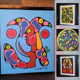 MaxSold Auction: This online auction features original acrylic paintings on canvas by Norval Morrisseau and Don Chase, framed art prints by Emily Carr, Christian Morrisseau, Maud Lewis, Tom Thomson, Pablo Picasso and more!