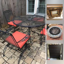 MaxSold Auction: This online auction features TV, telescope, cat supplies, Bistro table, fire pit, small kitchen appliances, refrigerator, dollhouse, children's books & toys, children's clothes, rugs and much more!