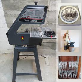 MaxSold Auction: This online auction features vintage furniture, power tools, figurines, silver-plated, small kitchen appliances, vintage tennis racquets, vintage toys, MCM furniture, vintage magazines and books, vintage turntable, vinyl records, cassettes, costume jewelry and much more.