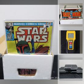 MaxSold Auction: This online auction features electronics parts, power tools, comics, precious moments figurine, TV, hand tools, art pottery, LPs, costume jewelry, stereo components and much more!