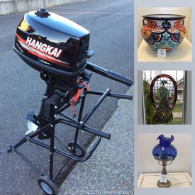 MaxSold Auction: This online auction features woven items, Romantica Kaiser, Dremel, wall mirrors, red wagon, decor, walking sticks, teacups, boho decor, macrame, ethnic decor, figurines, puzzles, vintage phone, marble accent table, distressed accent table and much more!