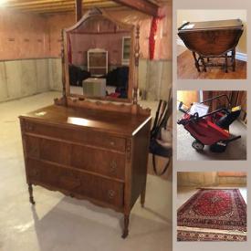 MaxSold Auction: This online auction features Royal Doultons, glassware, china, Gibbards furniture, a power washer and much more!