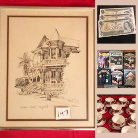 MaxSold Auction: This online auction features craft kits, Beanie babies, crafting supplies, vintage toys, marionettes, pine shelves, coca-cola collectibles, sports collectibles, diecast trains, vintage postcards, Aero garden, sewing supplies and much more!