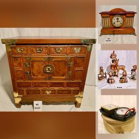 MaxSold Auction: This online auction features vintage toys, vintage lamps, vintage electronics, vintage cameras, vintage sewing machine, Lenox, Belleek, Goebel, Hummel, Lladro, kitchen aide, sterling silver, sporting equipment, ski equipment, MCM furniture and much more.