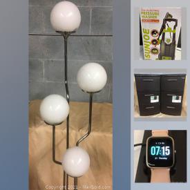 MaxSold Auction: This online auction features mini-split cooler, Igloo water cooler, Barbie dream house, pressure washer, floor lamps, gaming keyboard, ice maker, wireless earbuds, smartwatch, child's bike, X box one and much more.