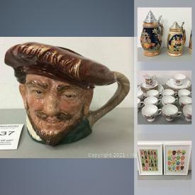 MaxSold Auction: This online auction features Colclough Bone China, tools, new in open box perfumes, video games, vintage star wars toys, vintage meat grinder, shop-vac, mini-fridge, Toby mug, artwork and much more!