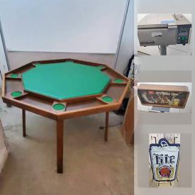 MaxSold Auction: This online auction features glassware, waffle makers, vintage beer signs, a commercial steamer, and much more!